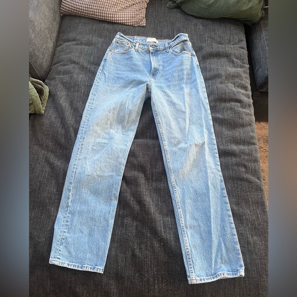 Abercrombie and fitch 90s straight ultra high rise